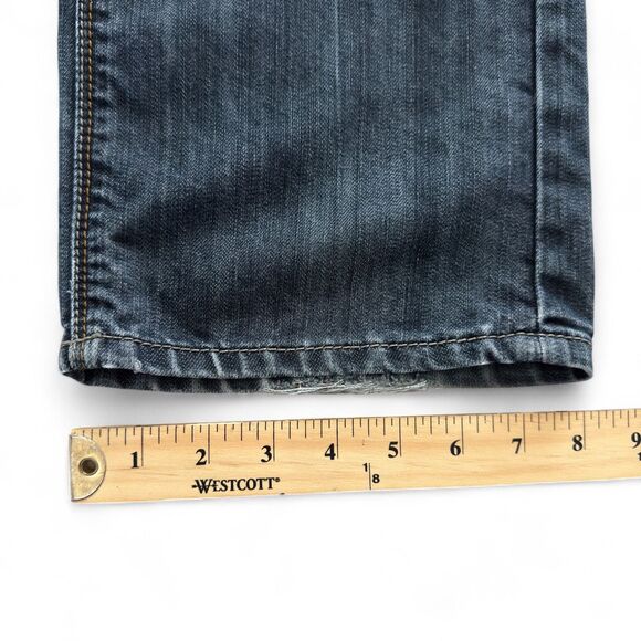 Buffalo David Bitton Jeans Mens 38x29 Dark Wash Relaxed Straight Leg Denim - Picture 5 of 9